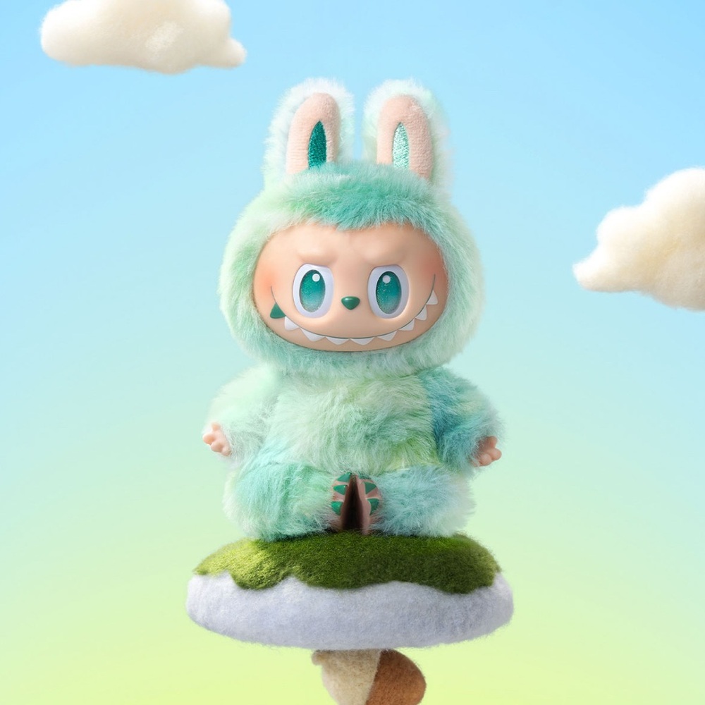 Unopened Labubu Big Into Energy Single Serenity Green Authentic